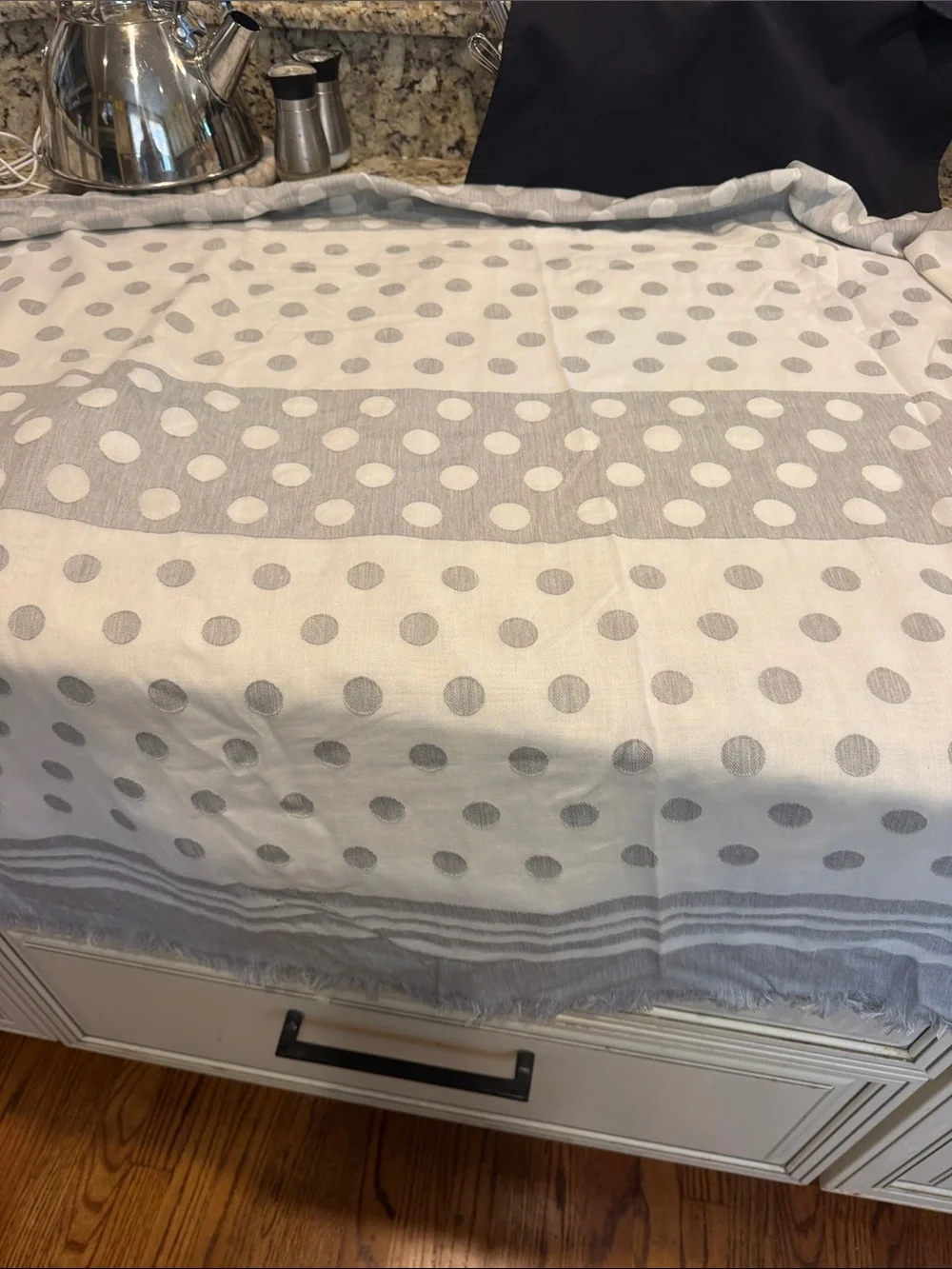 Ann Taylor Soft Light Gray scarf